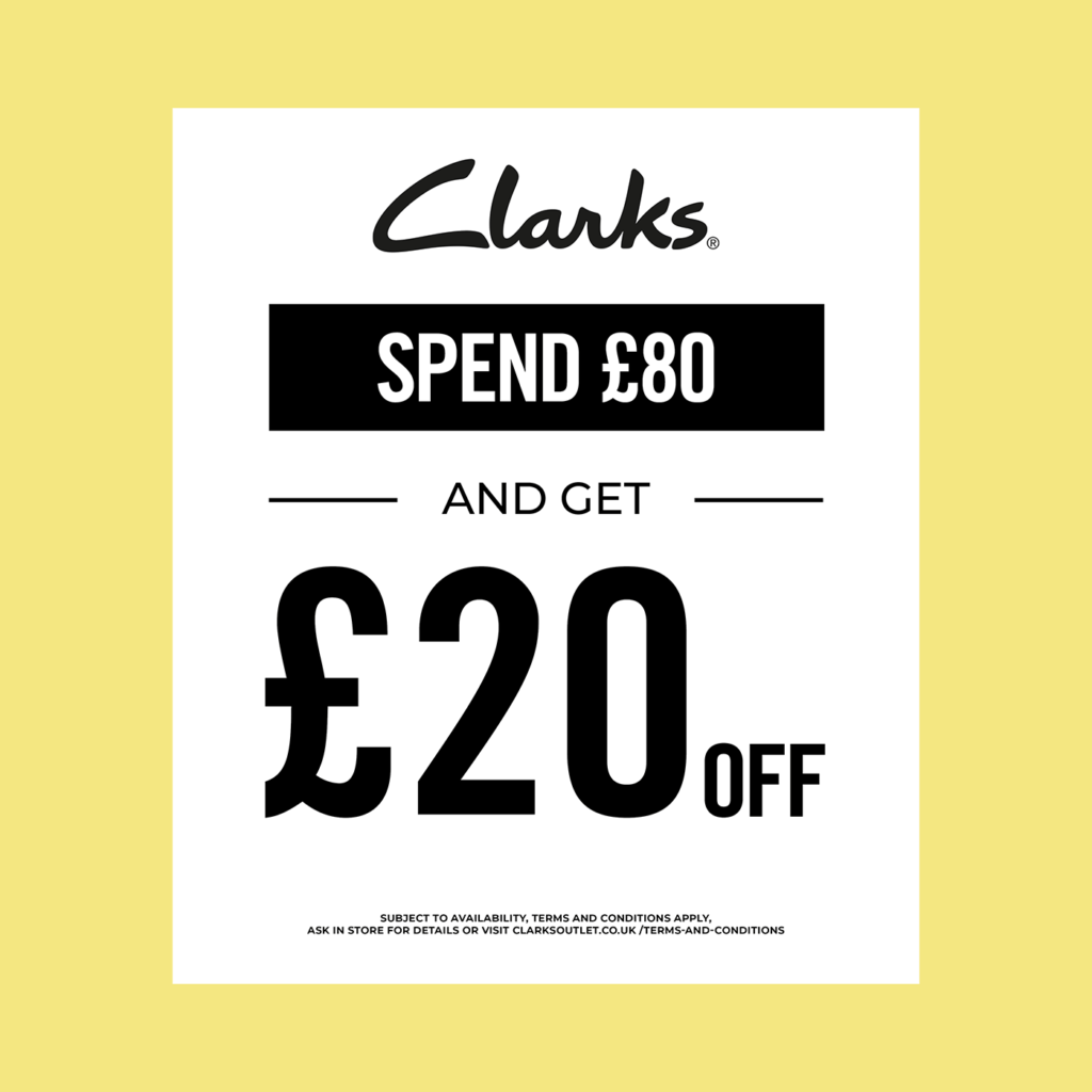 £20 off at Clark's shoes